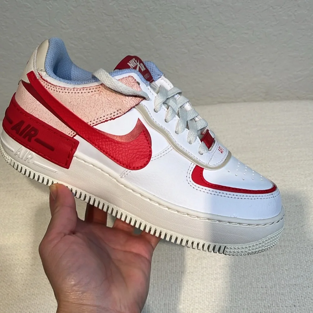 Nike Air‎ Force 1 Shadow cracked leather AF1 size 6.5